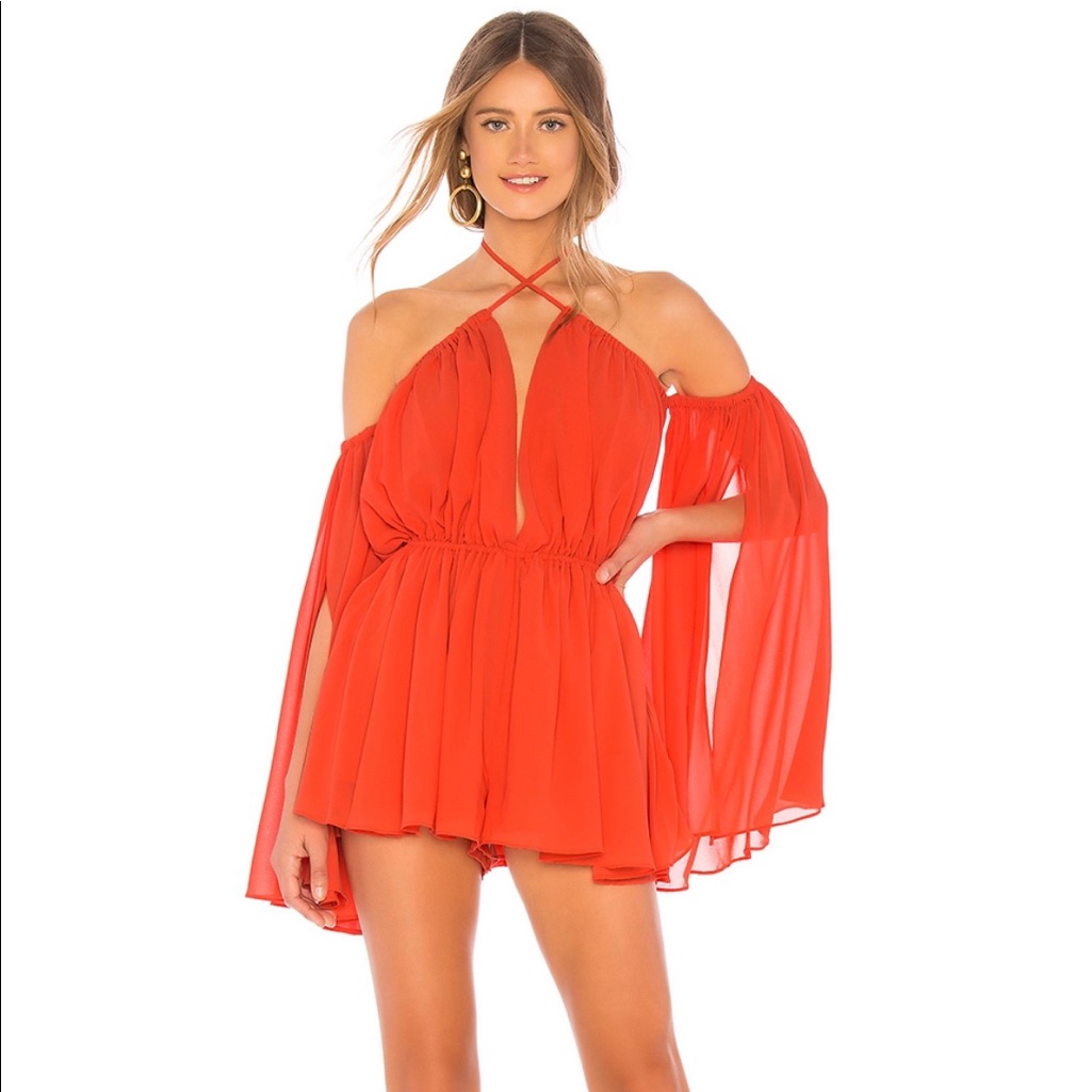 Michael Costello Mishka Romper Revolve
